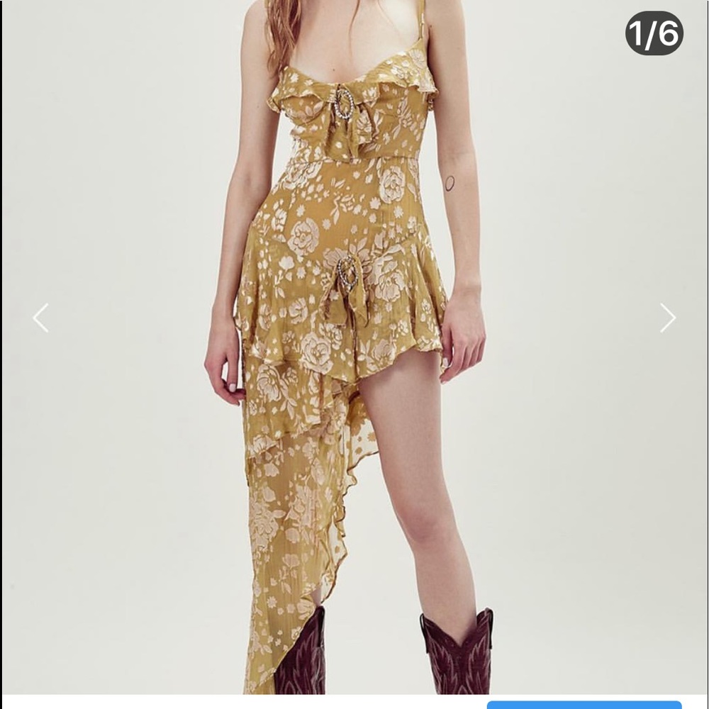 High low burnout dress